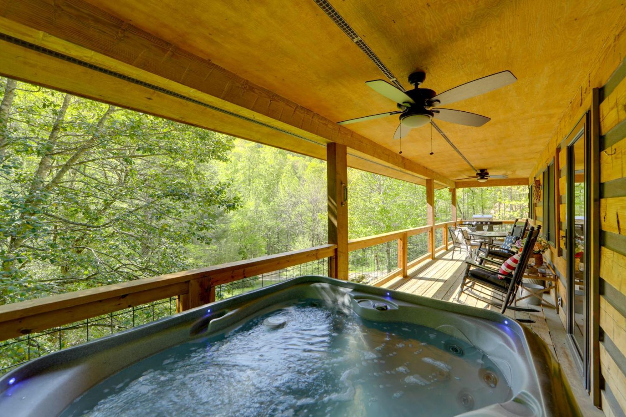North Carolina Cabin - Hot Tub, Near Coopers Creek Bryson City Buitenkant foto